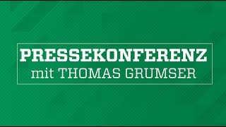 VorstellungsPressekonferenz Thomas Grumser [upl. by Ettenan]