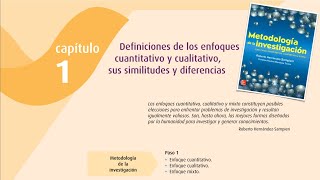 Metodología de la investigación Capítulo 1 [upl. by Acinej]