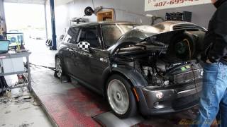 QuickCoopers R53 MINI Cooper S RMW Dyno Tune [upl. by Abeu]