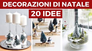 20 IDEE per le DECORAZIONI di Natale  Fai da te  DIY [upl. by Jaco256]