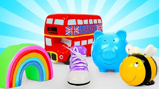 Explore Counting amp Colors with Piggybank Surprises  Best Toy Educational Kids Video [upl. by Verina]