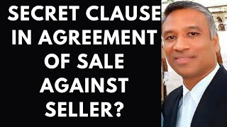 387  What is the Secret Clause in Agreement of Sale of Immovable PropertyPlotHouseApartment [upl. by Kreiner]