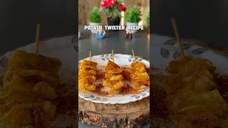 Trending recipe of crispy potato twister shorts potato recipe crispy snacks [upl. by Maritsa]