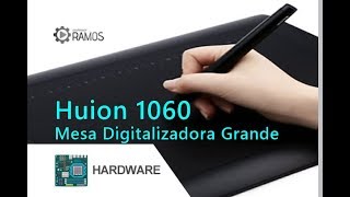 ✍️ TUDO SOBRE MINHA MESA DIGITALIZADORA CHINESA 🏆 HUION 1060 Plus [upl. by Yarrum]