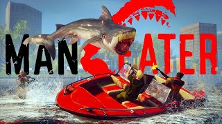 Chomping Down On All The Humans  First Boss Kills amp Apex Predators  Maneater Gameplay [upl. by Akimahs]