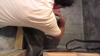 How to install a vinyl shower pan liner [upl. by Damali]