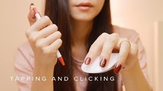 ASMR Button Clicking and Tapping Sounds No Talking [upl. by Fabe500]