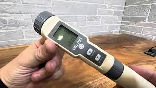 Digital Salinity Tester for Salt Water Waterproof IP67 Salinity Meter Review [upl. by Inirt485]