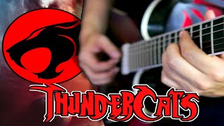 Thundercats Intro Theme Song Guitar Cover Instrumental  Extended TV Metal [upl. by Vallo]