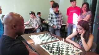 GM Maurice Ashley Visits Vancouver Ashley Tapp Chess Girl [upl. by Cadell]