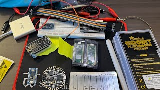 Inside My Microcontroller Travel Bag esp8266 Arduino pro micro circuit express amp more [upl. by Harms]