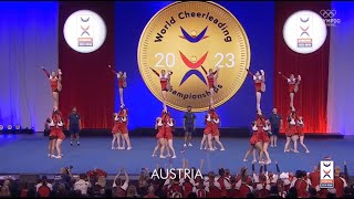 Team AUSTRIA ICU World Cheerleading Championship 2023 [upl. by Saphra]