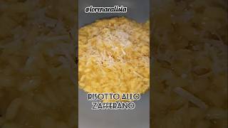 RISOTTO ALLO ZAFFERANO primipiatti facileveloce ricette risottorecipe [upl. by Amathiste]