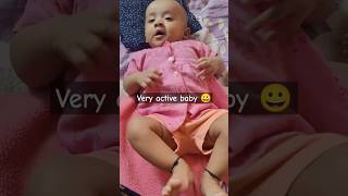 Active baby 💪🏻🍼👶🏻 Baby movements babymovement activebaby babygirl baby [upl. by Loftis]