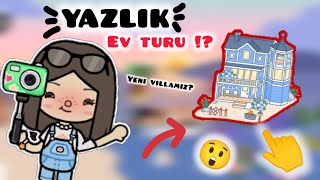 YAZLIK EV TURU🏖️YENİ EVİMİZ🏡TOCA LİFE DAİSY💫tocaboca tocalifeworld [upl. by Neirod]