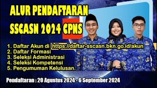 ALUR PENDAFTARAN SSCASN 2024 CPNS [upl. by Arrakat]