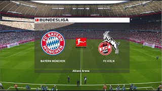 BAYERN MUNICH vs FC KOLN  Matchday 2  Bundesliga 202122  Realistic Gameplay [upl. by Cassondra377]