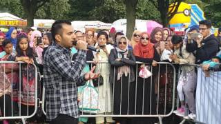 Milad Raza Qadri in Bradford Eid Festival July 2016 [upl. by Sirod376]