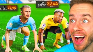 Wer ist der SCHNELLSTE SPIELER in FIFA 23 👀⚡️ Speed Test [upl. by Lauhsoj]