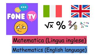 Matematica Lingua inglese iten [upl. by Remark]