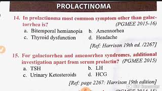 Prolactinoma mcq [upl. by Ave681]