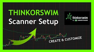 THINKORSWIM Scanner Setup How to Create Your Own Scanner [upl. by Letnuahs]