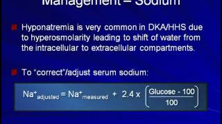 Hyperglycemic Crises DKA and HHS  Part 2 of 2 [upl. by Cirle]