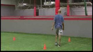 Football Training Tips  Becoming a Better Cornerback [upl. by Aeslahc]