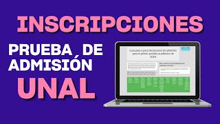 Cómo inscribirse a la prueba de admisión UNAL 2024  Tutorial completo y fácil [upl. by Namolos]