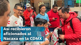 Así recibieron aficionados al Necaxa en la CDMX previo al partido contra Pumas [upl. by Eveline50]