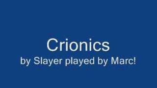 Slayer  Crionics full song without drums and voice [upl. by Opportuna859]