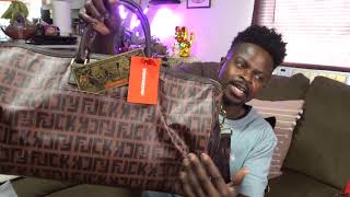 Sprayground Drop Henny Wallets and Split the Check Duffle [upl. by Gaulin976]