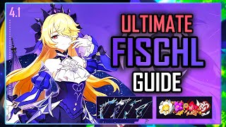 ULTIMATE FISCHL GUIDE Builds Playstyle Weapons Teams Showcase etc  Genshin Impact Ver 41 [upl. by Seena918]