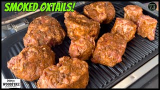 Smoked and Braised Oxtails  Ninja Woodfire Grill Recipe [upl. by Notyap]