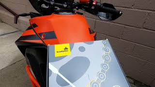 Quick Review amp Completed Install Scottoiler Esystem KTM 1290 SAS [upl. by Eltsirc]