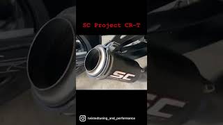 03 Gsxr 1000 straight pipe vs Sc Project CRT exhaust [upl. by Yalcrab311]