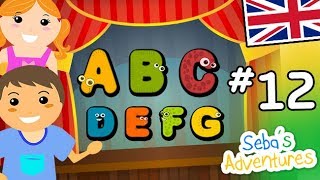 Canzone alfabeto in inglese per bambini imparare alfabeto inglese con canzone ABC Lezione 12 [upl. by Charters768]