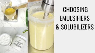 HOW TO CHOOSE EMULSIFIERS amp SOLUBILIZERS IN COSMETICS [upl. by Curtice]