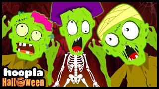 Five Creepy Zombies  Halloween Monsters  Scary Songs For Kids By Teehee Town [upl. by Sweet520]