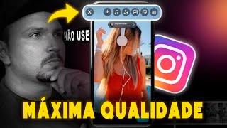 Como EXPORTAR e POSTAR no INSTAGRAM em ALTA QUALIDADE  REELS e STORIES SEM PERDER QUALIDADE [upl. by Aihsekal]