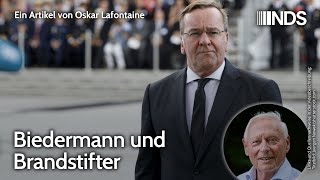 Biedermann und Brandstifter  Oskar Lafontaine  NDSPodcast [upl. by Xad]