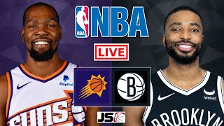 Phoenix Suns vs Brooklyn Nets  NBA Live Scoreboard 2024 [upl. by Theda]