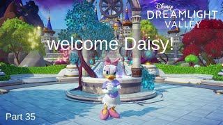 YOU HAVE MAIL A BIG WELCOME TO DAISY DUCK  Lets Play  Disney Dreamlight Valley  PART 35 [upl. by Asilrahc825]