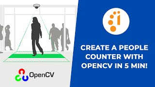 Create a People Counter with OpenCv in 5 min [upl. by Gillmore]