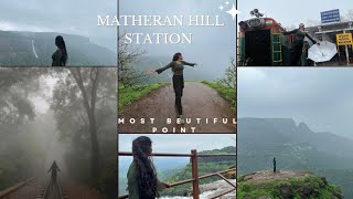 MATHERAN HILL STATION AND MOST BEAUTIFUL POINT COVERED IN ONE DAY OUT OF खिडकी matheranhillstation [upl. by Ihana71]