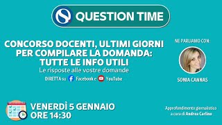 Concorso docenti 2024 ultimi giorni per compilare la domanda tutte le info utili [upl. by Proud173]