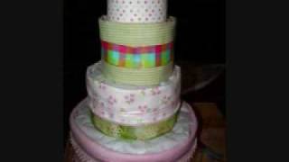 Diaper Cake Complete Tutorial all steps [upl. by Lovash]