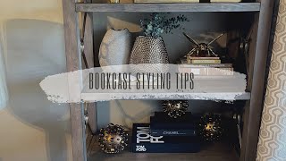 DECORATE WITH ME  BOOKCASE STYLING BOOKCASE  ETAGERE [upl. by Foskett]