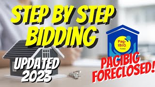 PANO SUMALI  STEP BY STEP PAGIBIG BIDDING  MURANG FORECLOSED PROPERTIES  PUBLIC AUCTION [upl. by Ikkin]