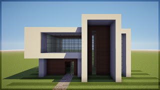 Minecraft CONSTRUA UMA CASA MODERNA BONITA RÁPIDA E FÁCIL [upl. by Pros982]